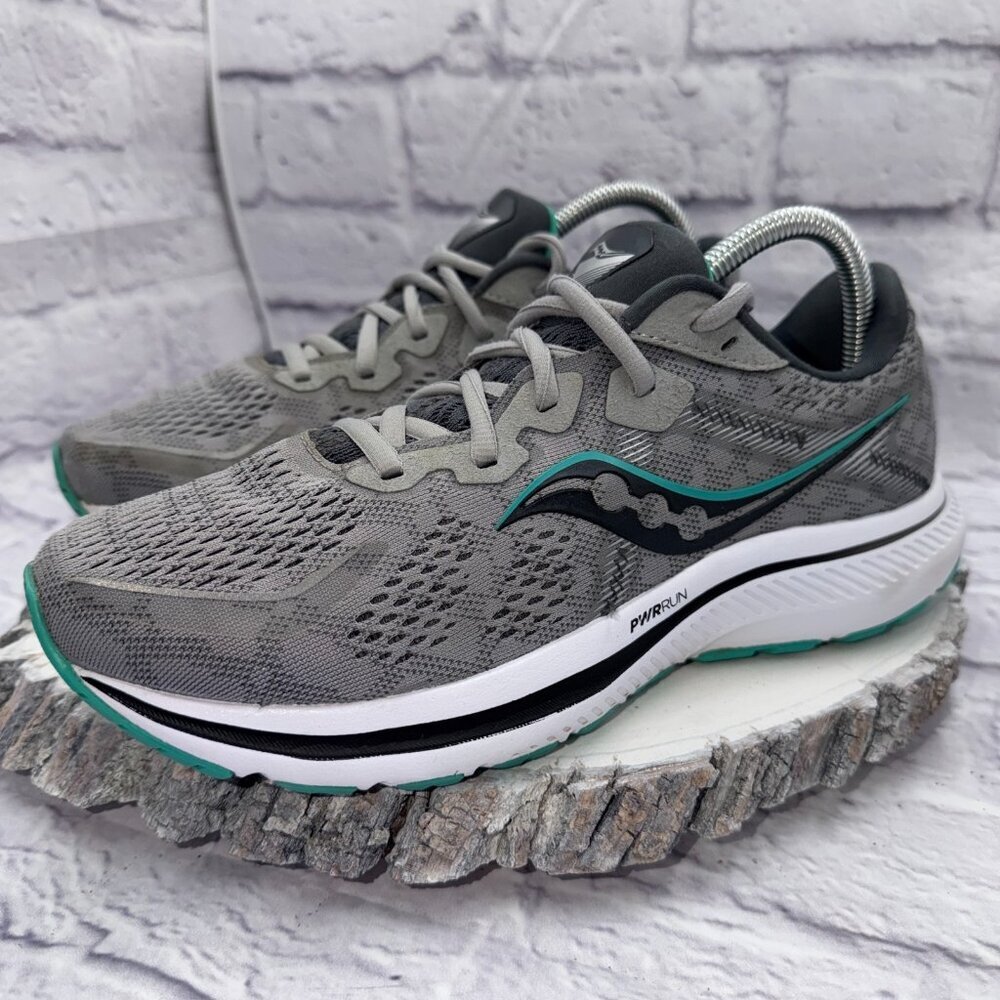 Saucony Women's OMNI 20 Running Shoes Size 9 Gray Mesh Sneakers